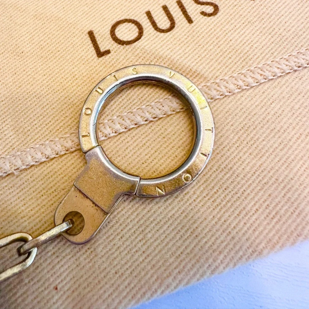 Louis Vuitton Black and Gold Key Holder